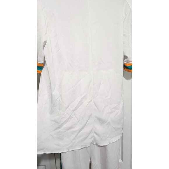 Men's Semi-Pro Jackie Moon Official Flint Tropics Warm-up Suit Costume Halloween - Picture 7 of 10